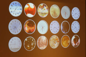 photo of Jose Seoane's clocks taken by Robert Tuomi